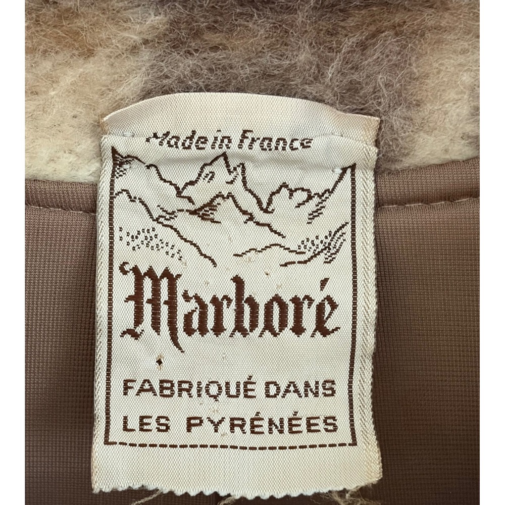 Vintage‎ Marbore France Wool Coat Plaid Size Medium FABULOUS - Picture 3 of 9
